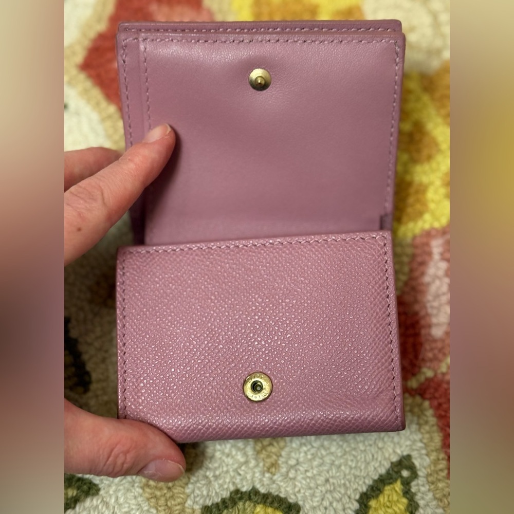 CHRISTIAN DIOR 30 Montaigne CD Logo Pink Barbie Coquette Compact Wallet Case - Picture 16 of 16